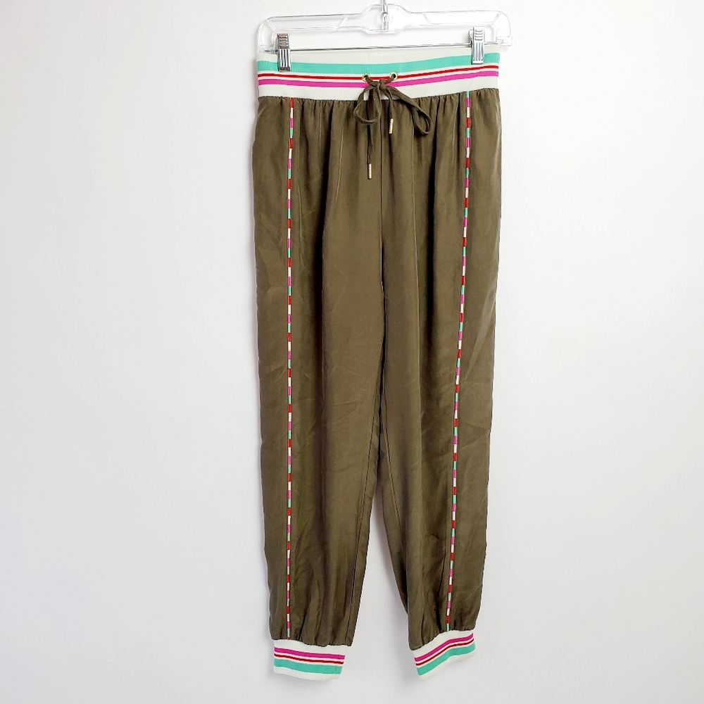 Juicy Couture small green silk pants